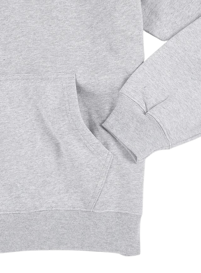 Polar Skate Co. 3 Tone Filled Logo Hoodie Sport Grey