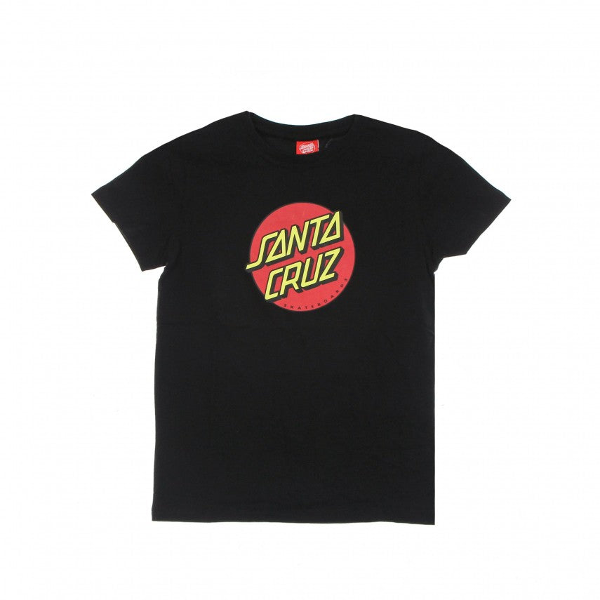 Santa Cruz Youth Classic Dot T-shirt Black