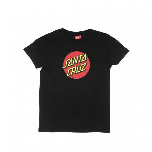 Santa Cruz Youth Classic Dot T-shirt Black