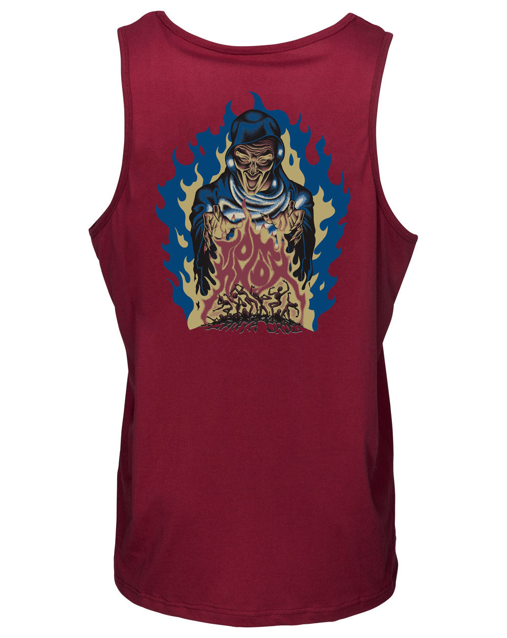 Santa Cruz Knox Firepit Vest Burgundy