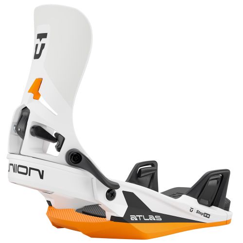 Union Atlas Step On Snowboard Bindings White/Orange