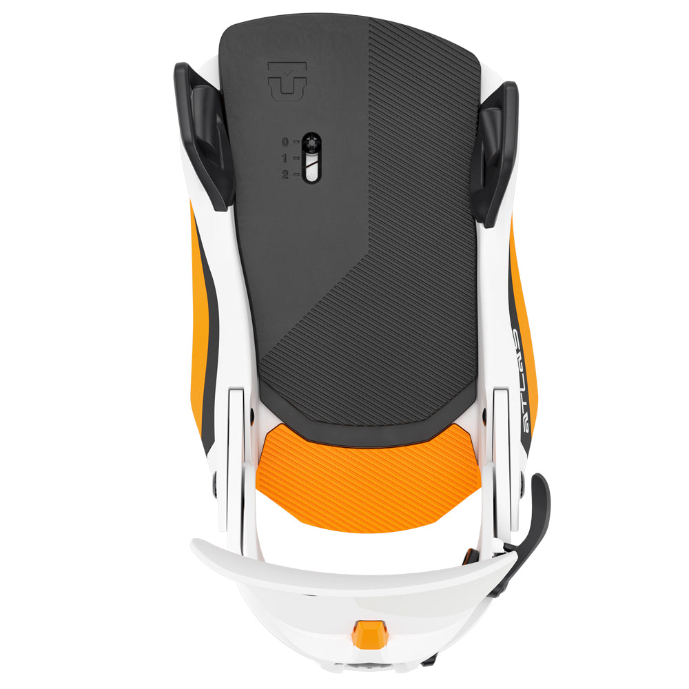 Union Atlas Step On Snowboard Bindings White/Orange