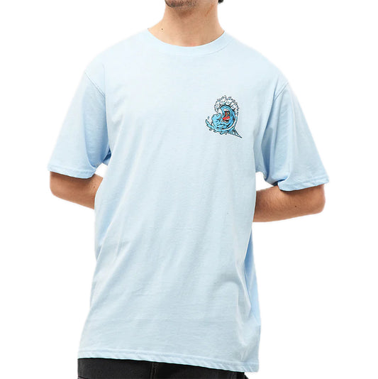 Santa Cruz Screaming Wave T-shirt Sky