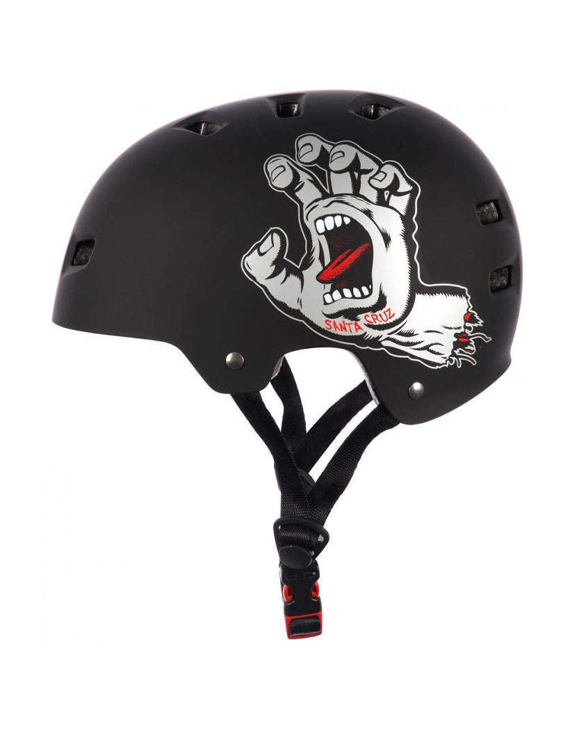 Santa Cruz Screaming Hand Adult Helmet Black