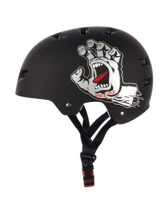 Santa Cruz Screaming Hand Adult Helmet Black