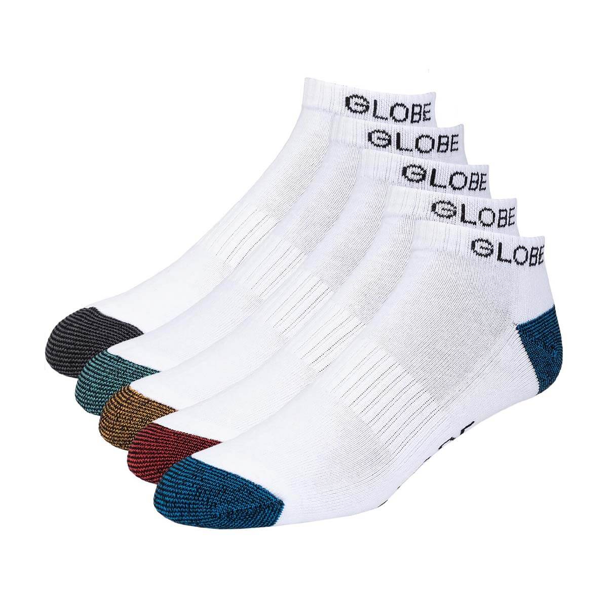 Globe Ingles Ankle Sock 5 Pack