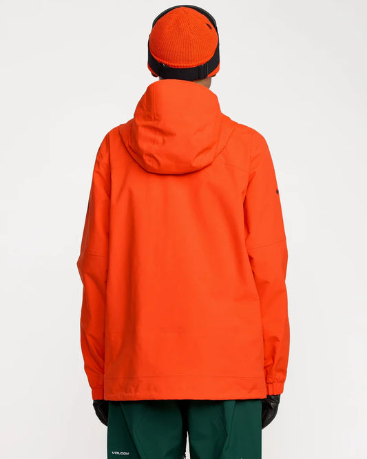 Volcom Anyox Guide Gore-Tex Pro Shell Jacket Orange Shock