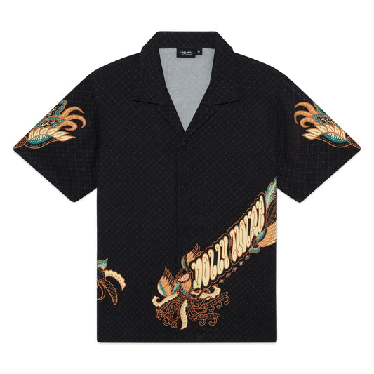 Dolly Noire Harmony Batik Bowling Shirt