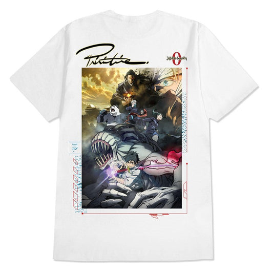 Primitive X JUJUTSU KAISEN Cursed  Tee White