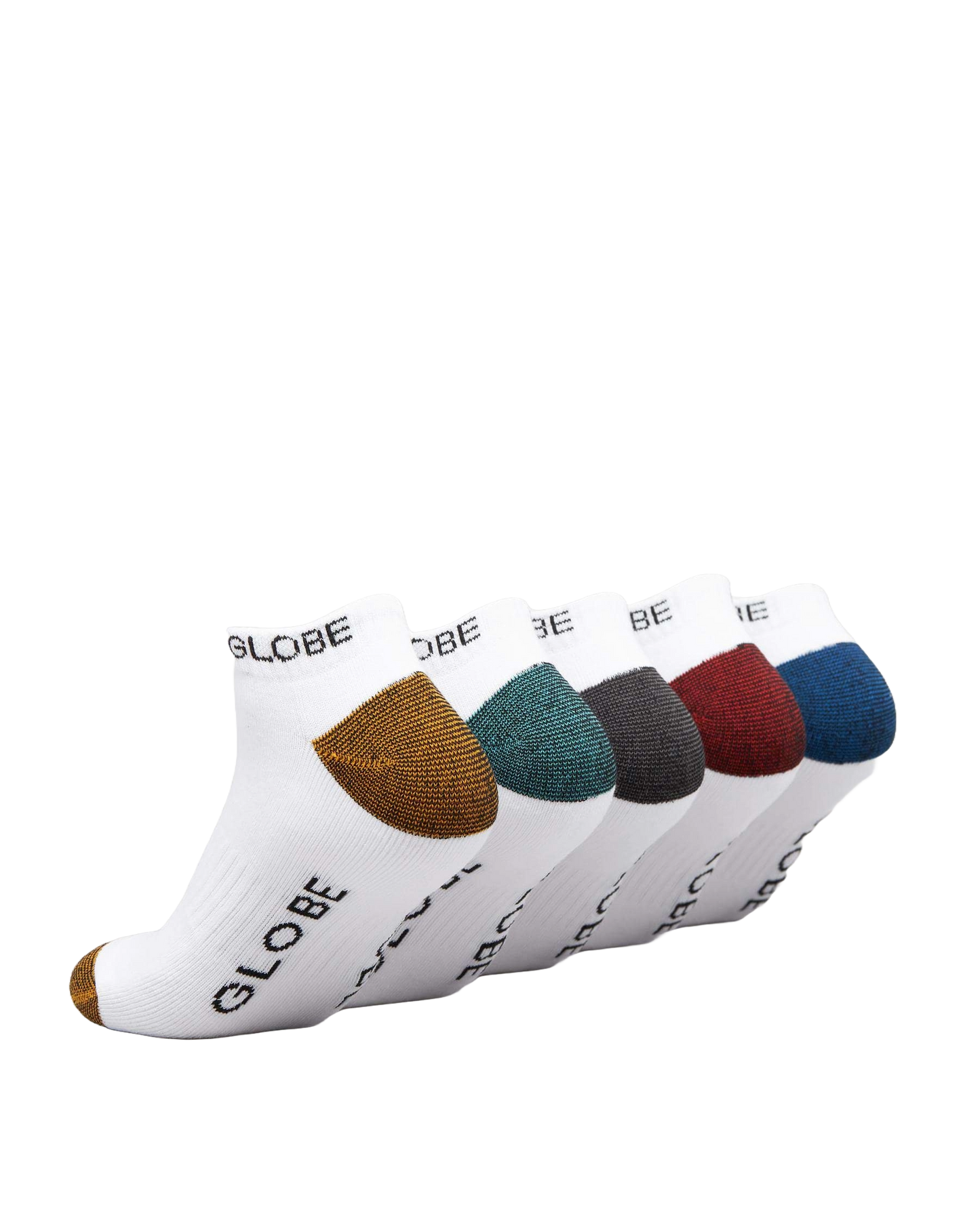 Globe Ingles Ankle Sock 5 Pack
