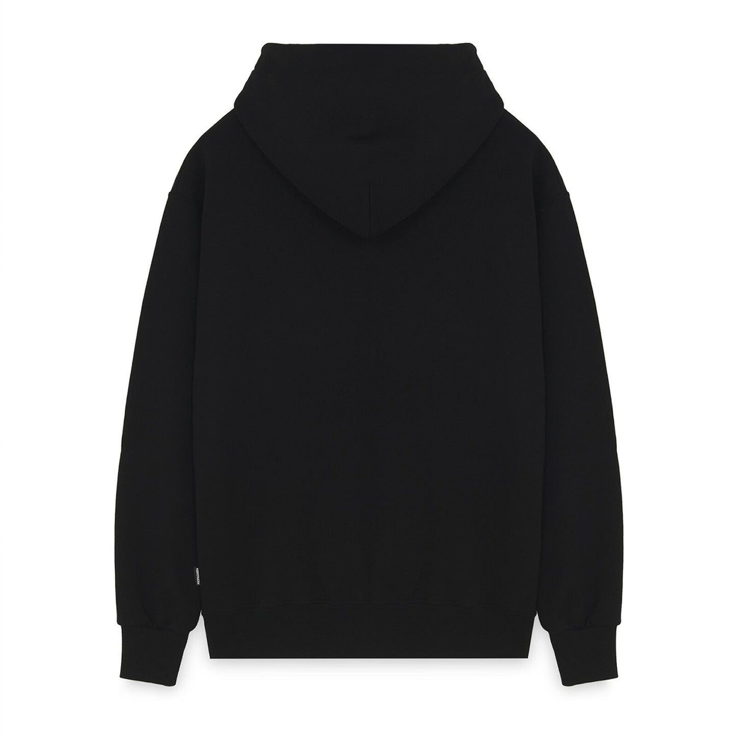 Propaganda Logo Embroidery Zip Hoodie Black
