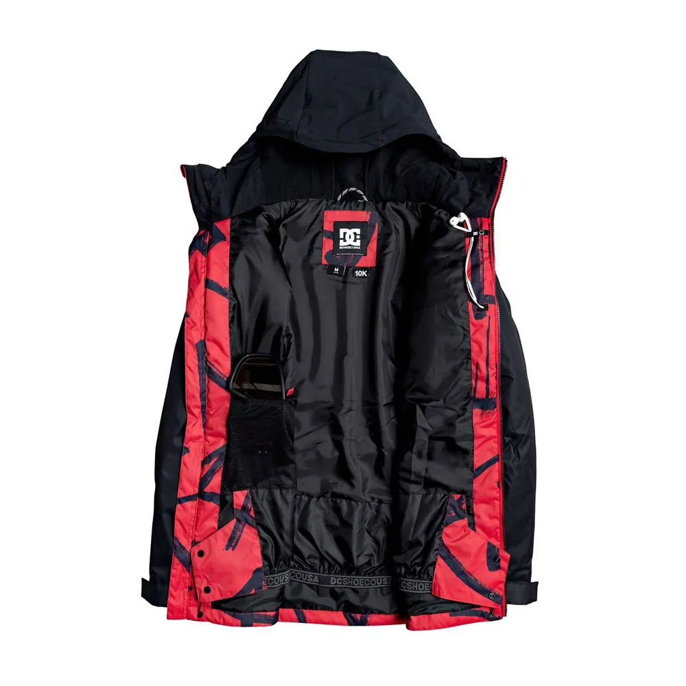 Dc shoes DCLA Jacket Racing Red Hieroglyphic Print
