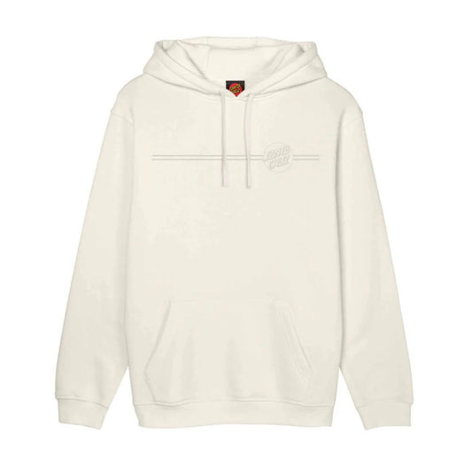 Santa Cruz Dot Stripe Hoodie Unbleached