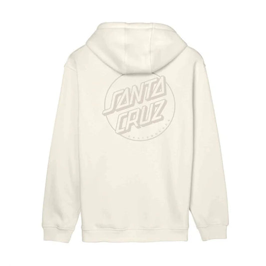 Santa Cruz Dot Stripe Hoodie Unbleached