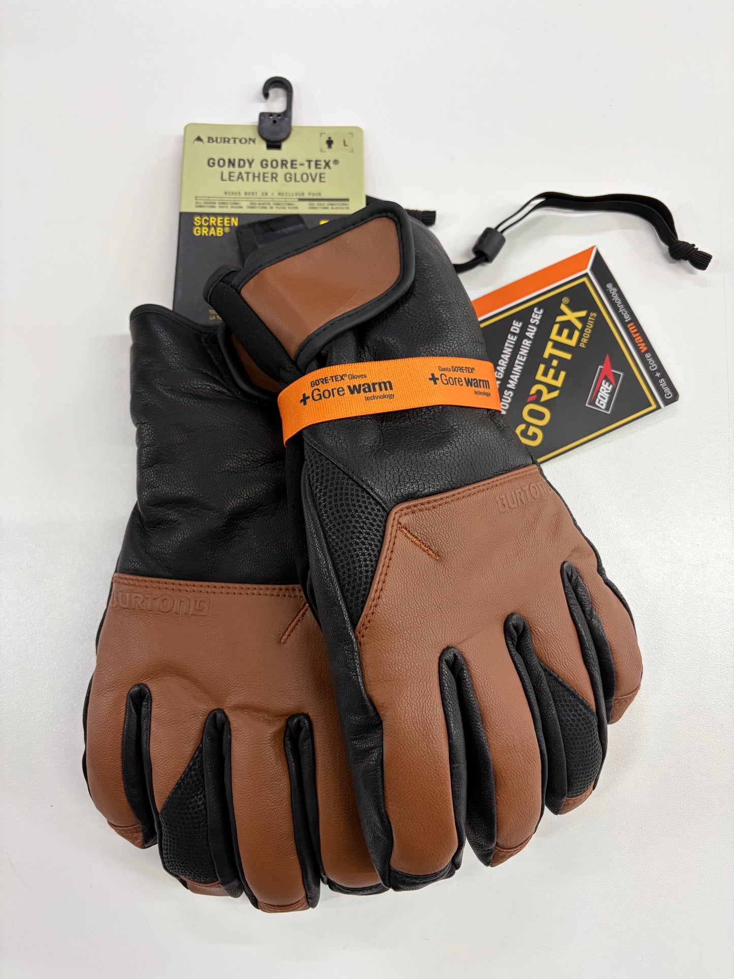 Burton GORE-TEX Gondy Leather Gloves Brown