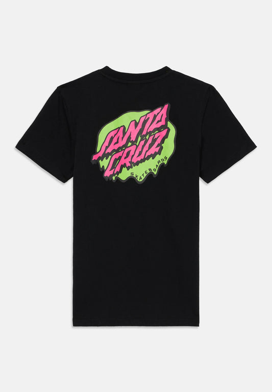 Santa Cruz Youth Slime Dot T-Shirt Black