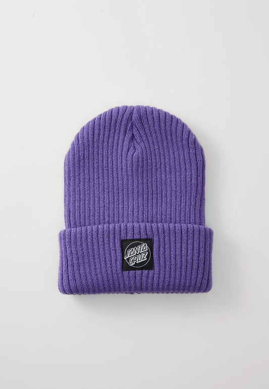 Santa Cruz Opus Dot Label Beanie Purple