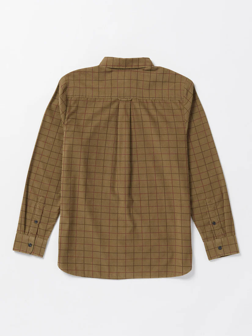 Volcom Zander Shirt Dark Khaki