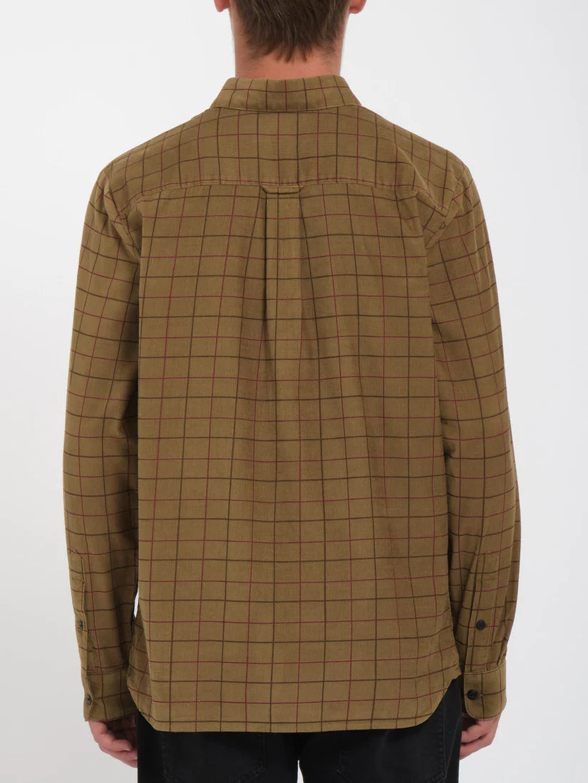 Volcom Zander Shirt Dark Khaki