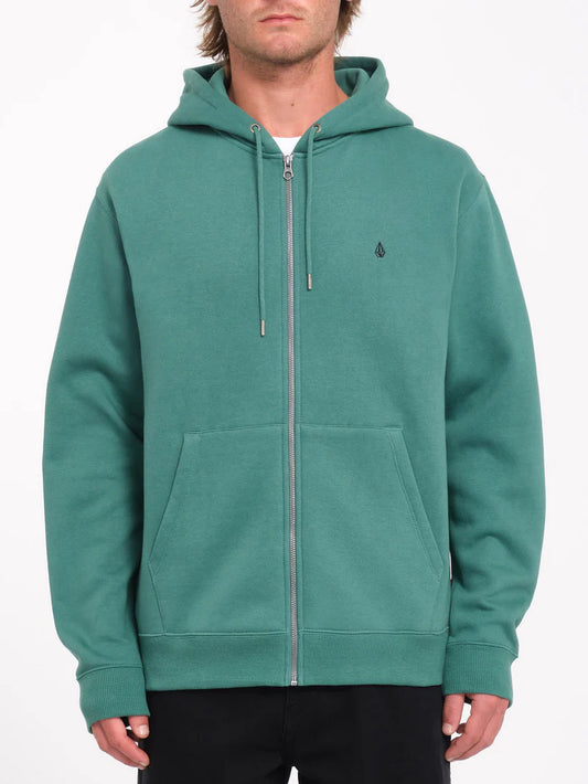 Volcom Single Stone Zip Hoodie Green