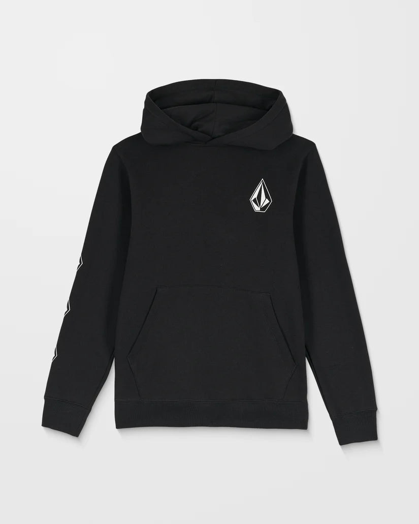Volcom Iconic Stone Gid Hoodie Black Kids