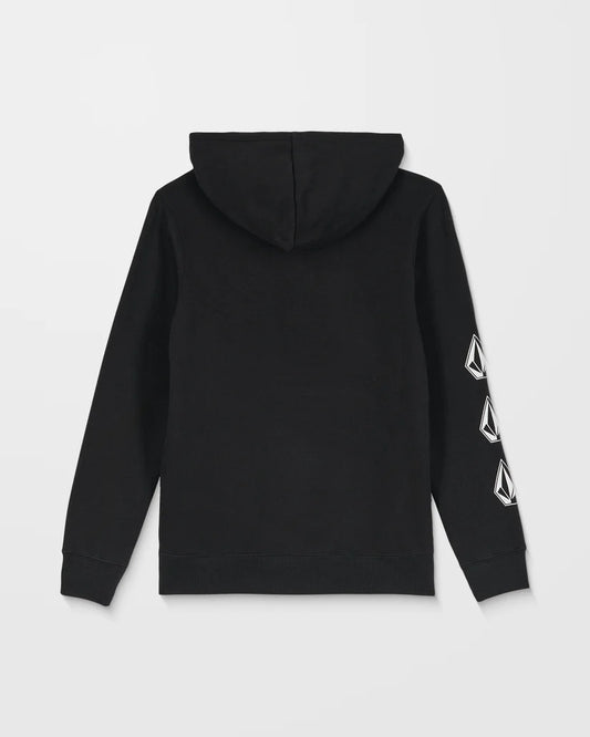 Volcom Iconic Stone Gid Hoodie Black Kids