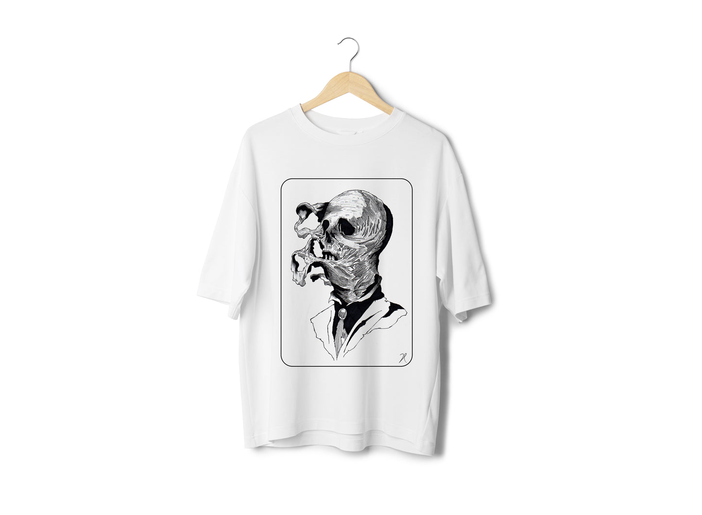 T-Shirt The Ghost Under My Face