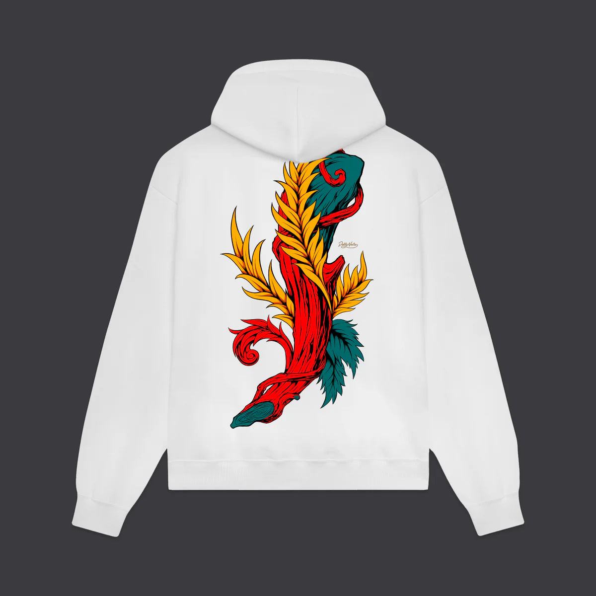 Dolly Noire Asso di Bastoni Hoodie White