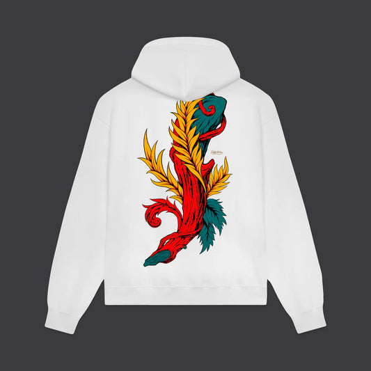 Dolly Noire Asso di Bastoni Hoodie White