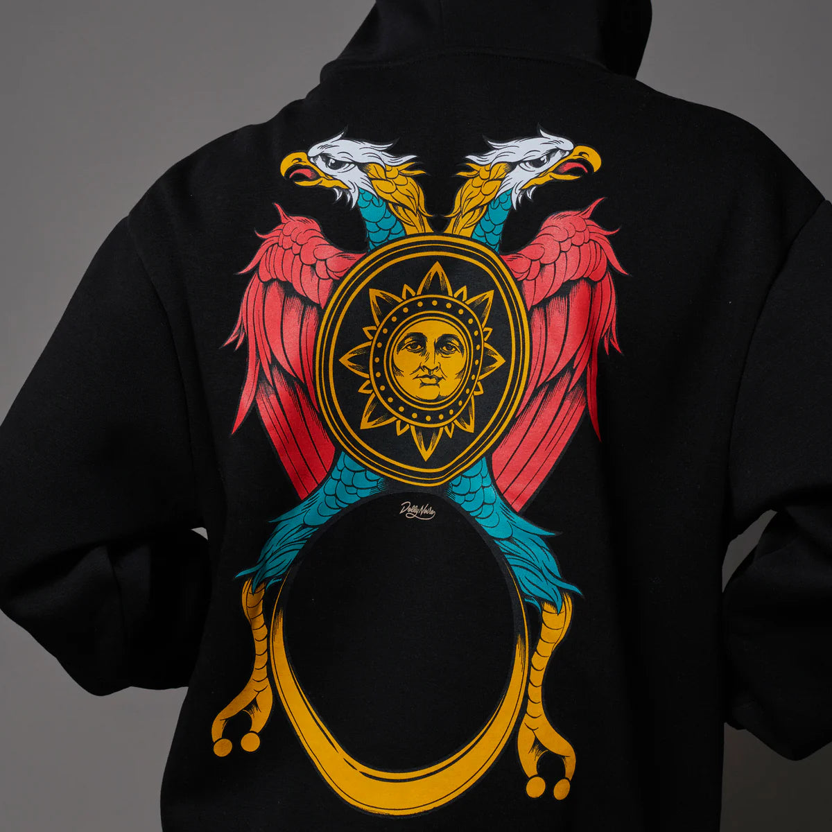 Dolly Noire Asso di Denari Hoodie Black