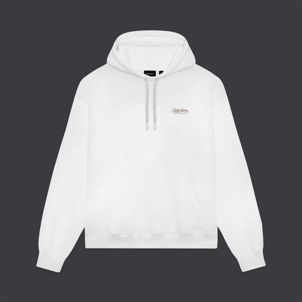 Dolly Noire Asso di Denari Hoodie White