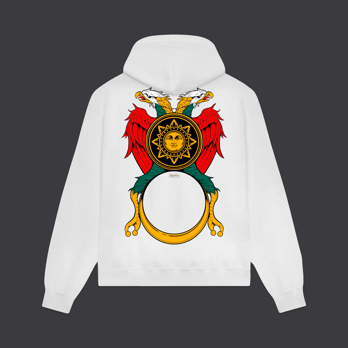 Dolly Noire Asso di Denari Hoodie White