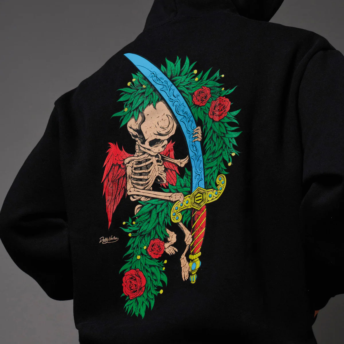 Dolly Noire Asso di Spade Hoodie Black