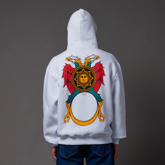 Dolly Noire Asso di Denari Hoodie White