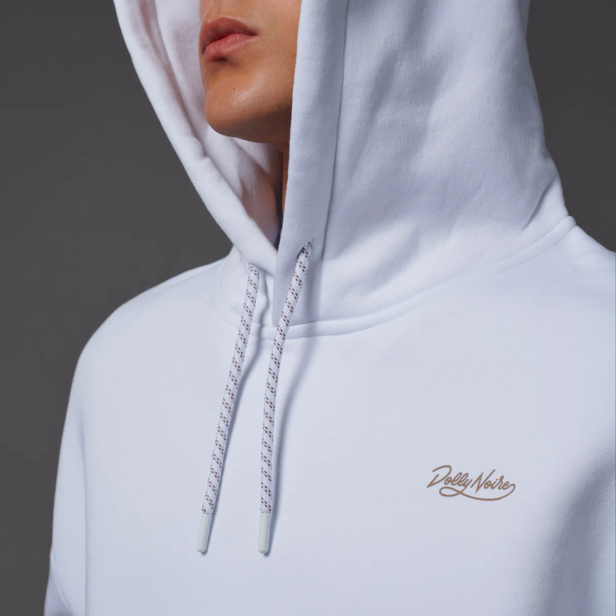 Dolly Noire Asso di Denari Hoodie White