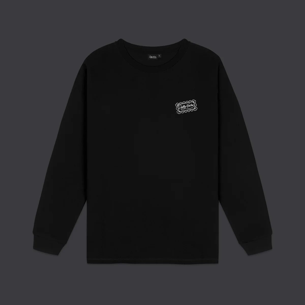 Dolly Noire Stamp Long Sleeves Tee Black