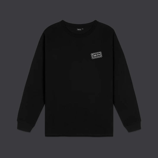 Dolly Noire Stamp Long Sleeves Tee Black