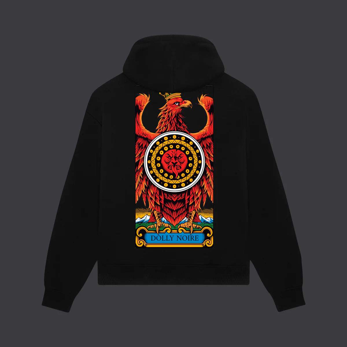 Dolly Noire Asso di Denari Hoodie Black