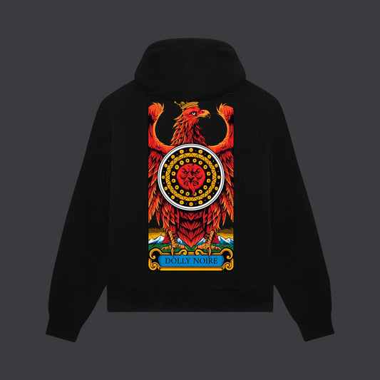 Dolly Noire Asso di Denari Hoodie Black