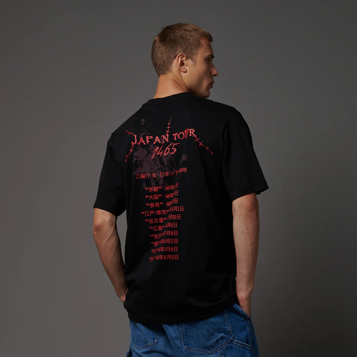 Dolly Noire Kuchisake-Onna Japan Tour Tee Black