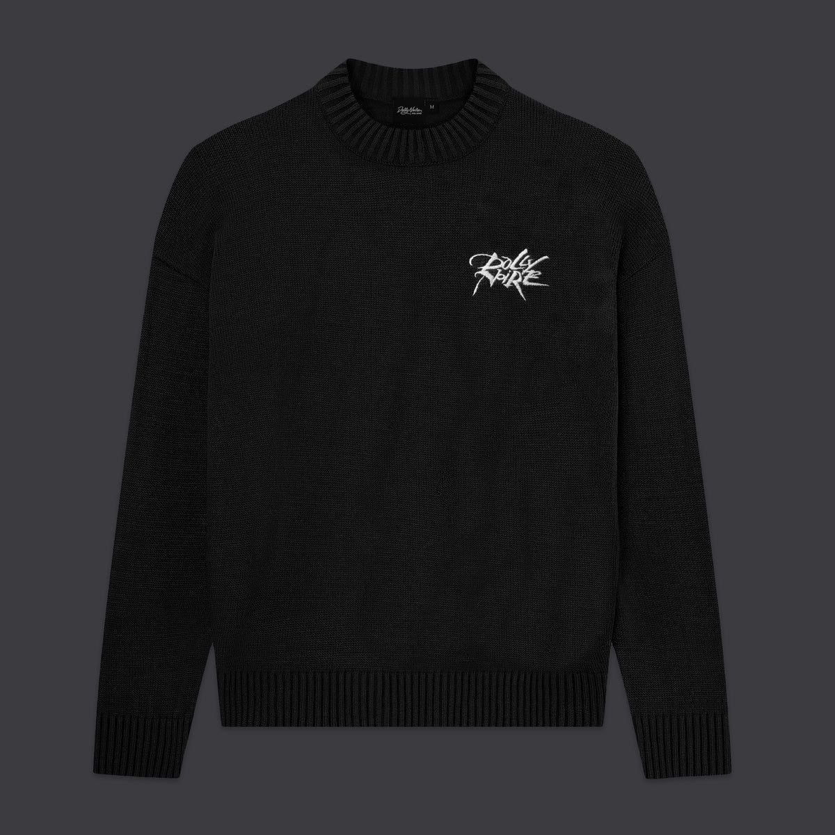 Dolly Noire LB Stamp Sweater Black