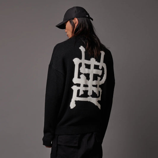Dolly Noire LB Stamp Sweater Black