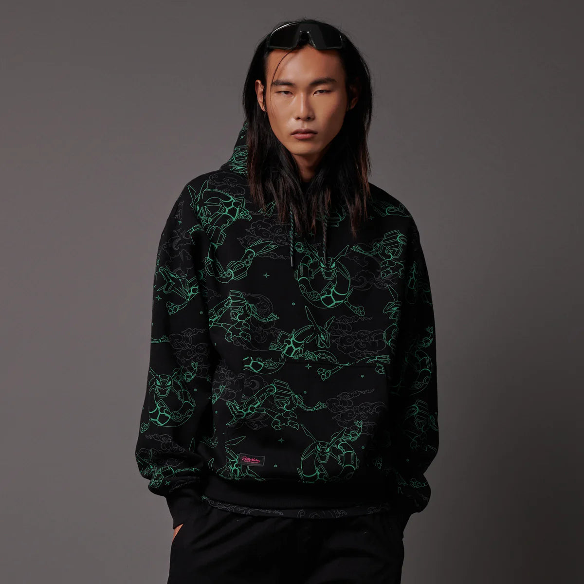 Dolly Noire X Pokémon Rayquaza Pattern Hoodie