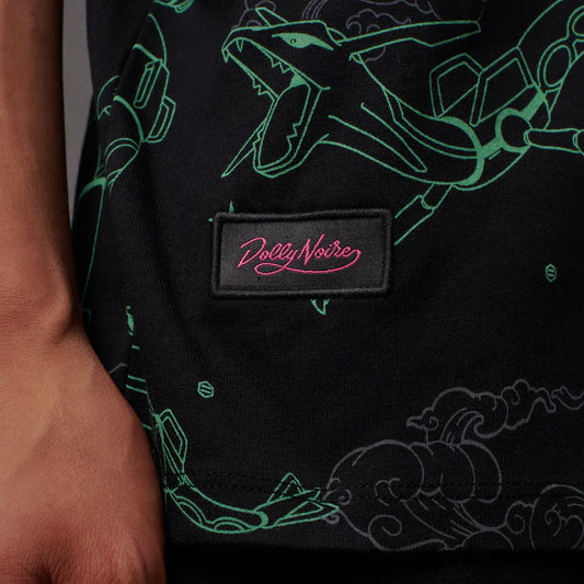 Dolly Noire X Pokémon Rayquaza Pattern Tee 2025