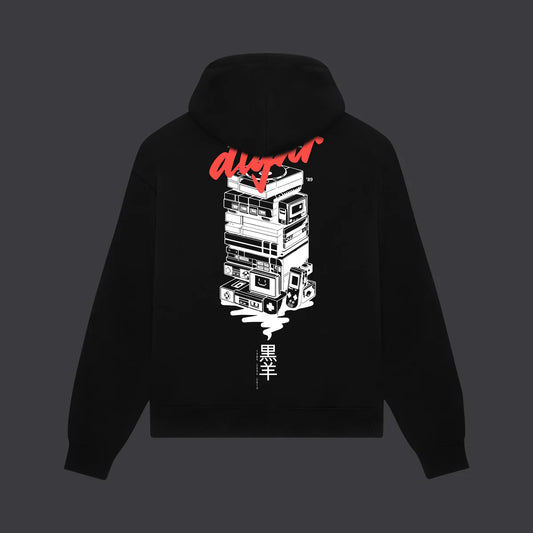 Dolly Noire Yokai Console Hoodie Black