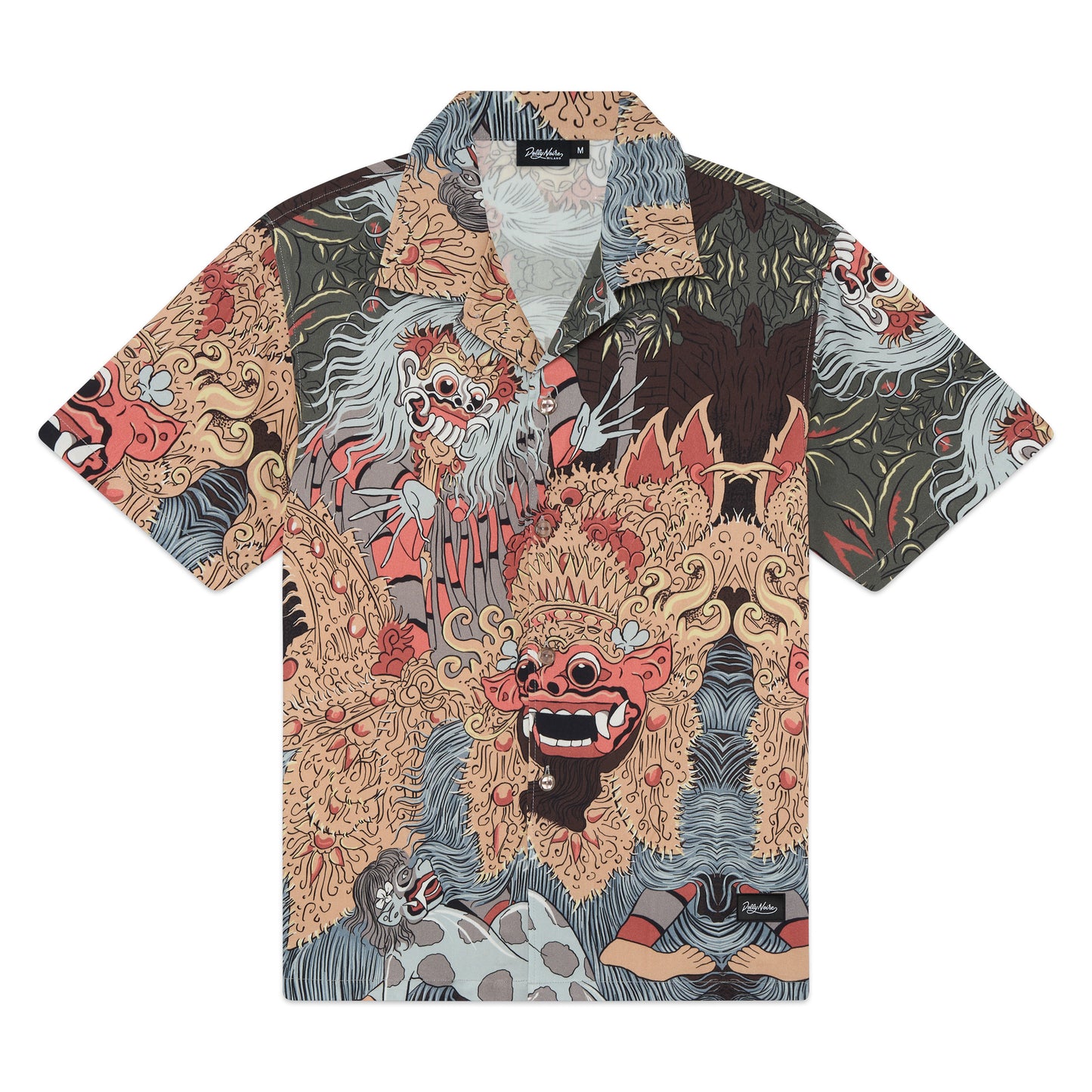 Dolly Noire Barong And Rangda Bowling Shirt