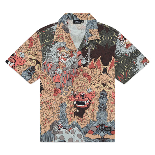 Dolly Noire Barong And Rangda Bowling Shirt