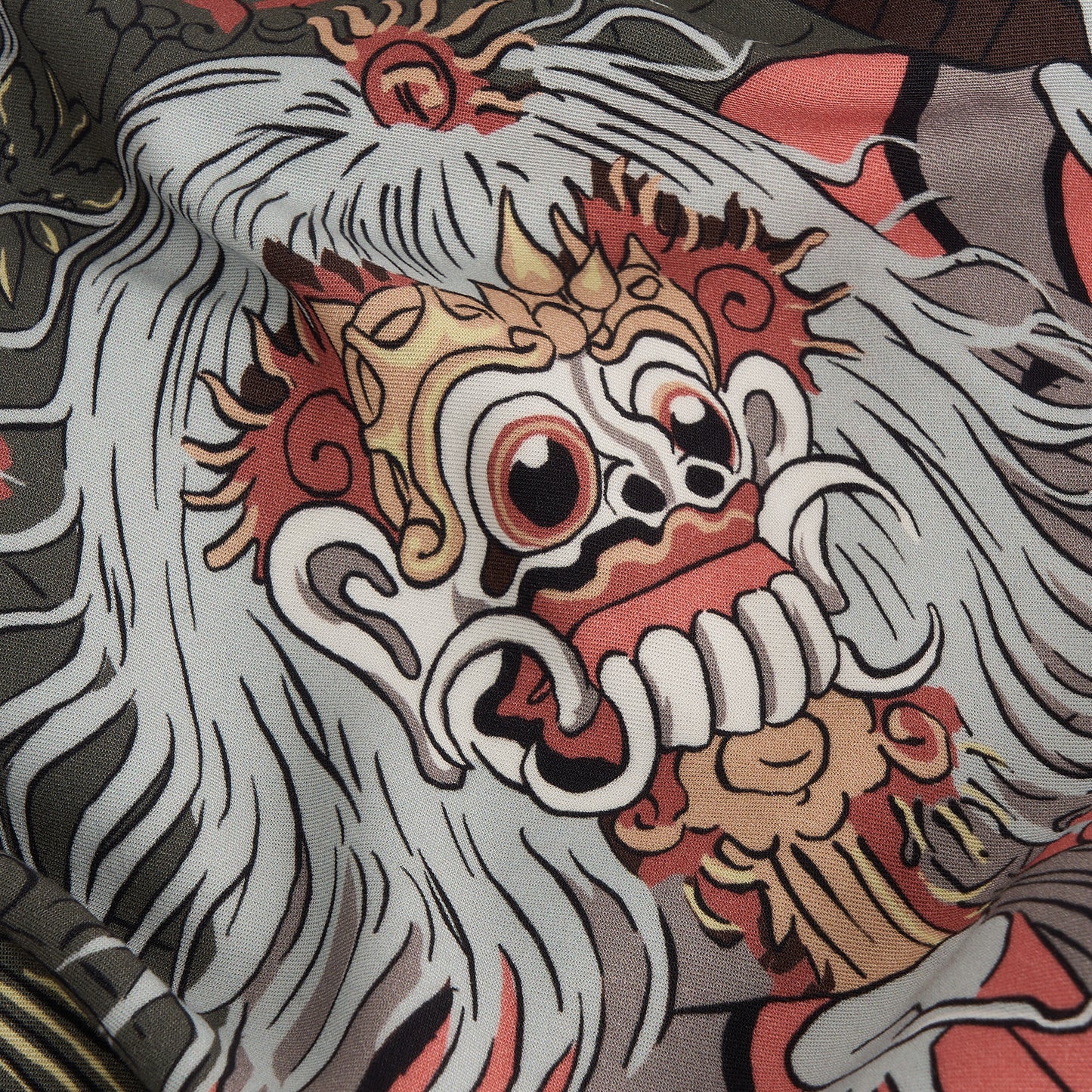 Dolly Noire Barong And Rangda Bowling Shirt