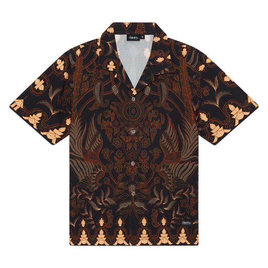 Dolly Noire Nomadic Batik Bowling Shirt