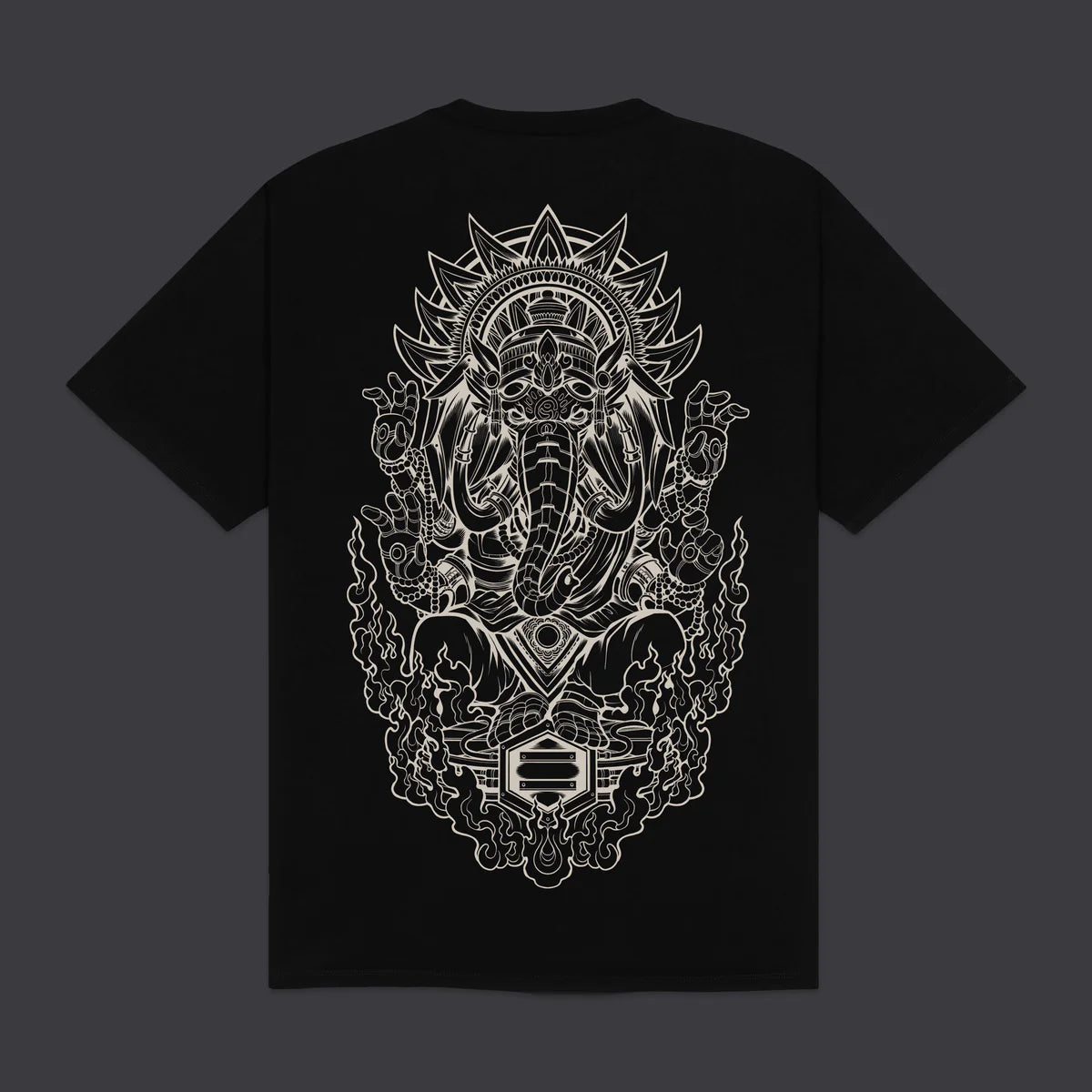 Dolly Noire Ganesha Outline Tee Black